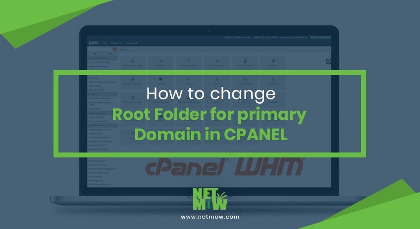 How to change Root Folder for primary Domain in Cpanel