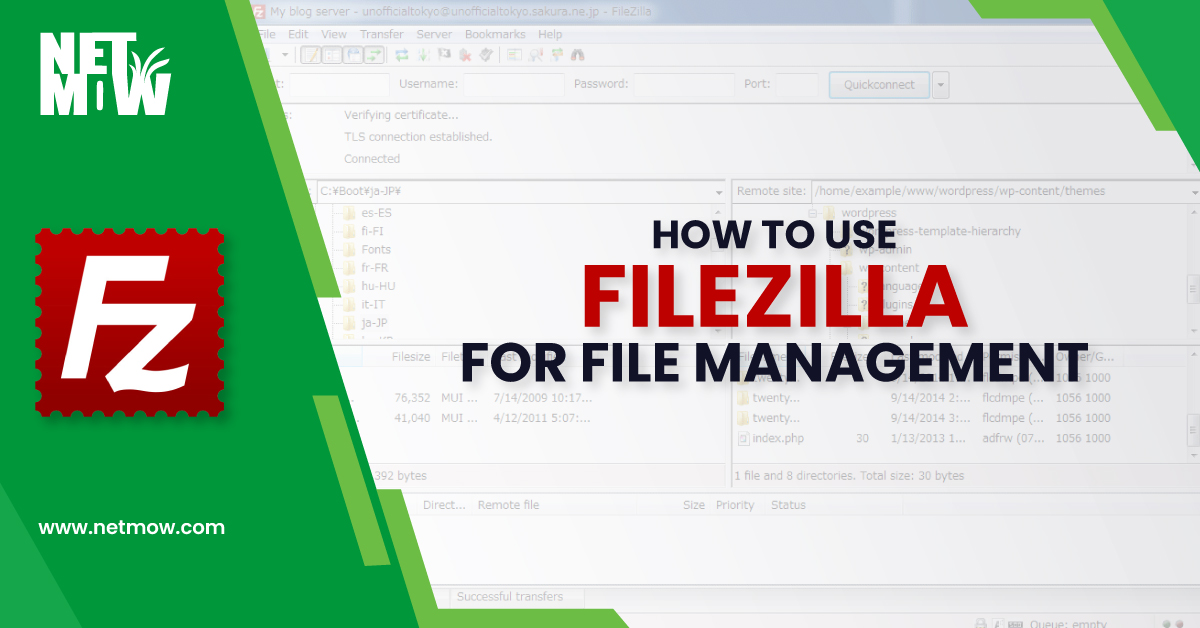 How to Use FileZilla for file management