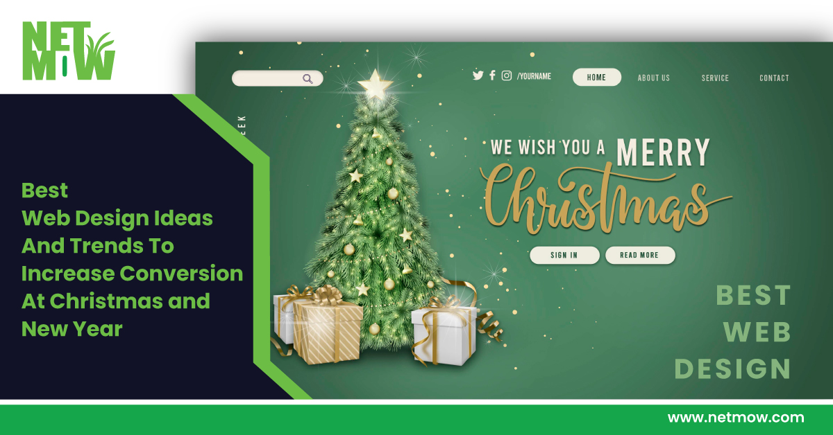 Best Web Design Ideas And Trends To Increase Conversion At Christmas and New Year